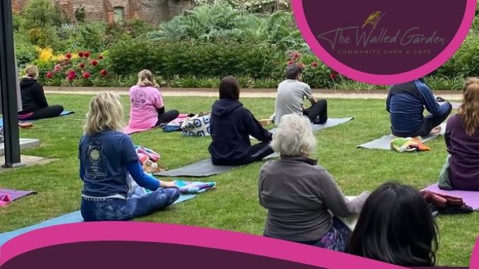 Outdoor Yoga at the Walled Garden